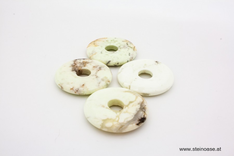 Donut Zitronen Chrysopras 30mm